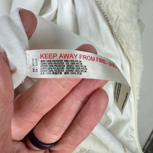 Free People Movement | Take a Moment Ivory Faux Fur Hooded Oversized Jacket - Picture 14 of 16